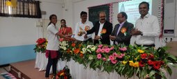 Ms. Esha Hingmire of Final year B. Pharm, KVV Krishna Institute of Pharmacy, secured the First Prize  of 15th State level Elocution competition