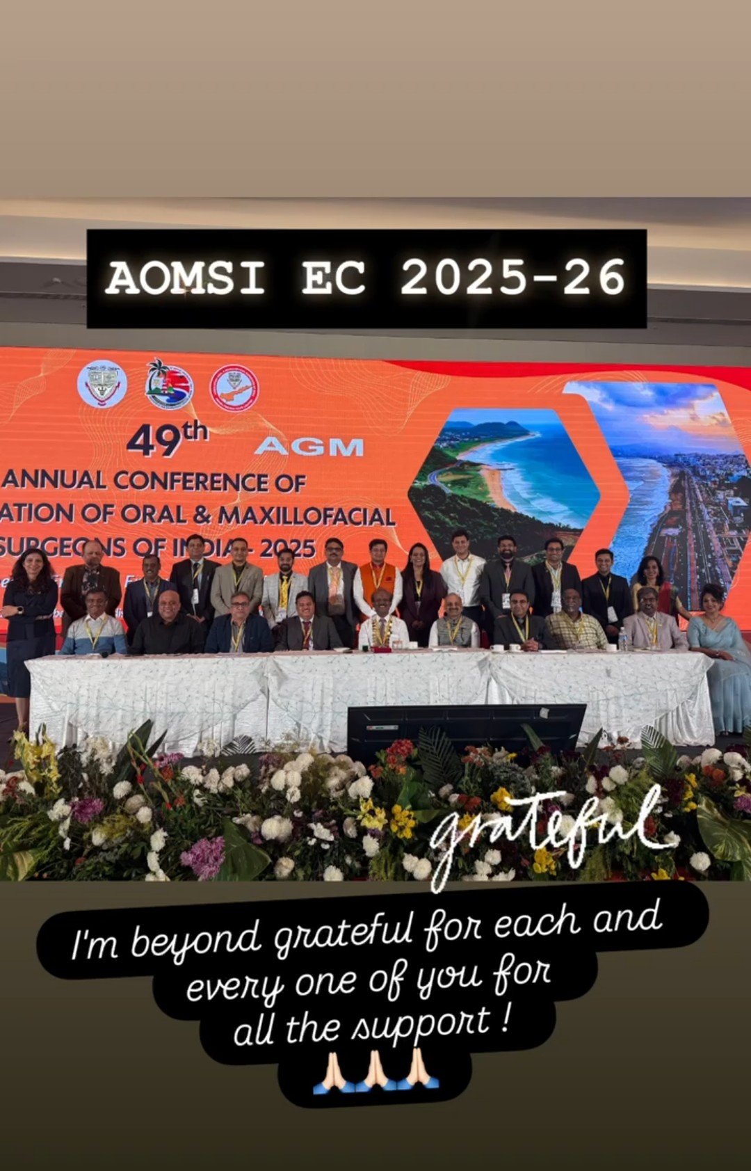 Dr. Ankush group photo of EC