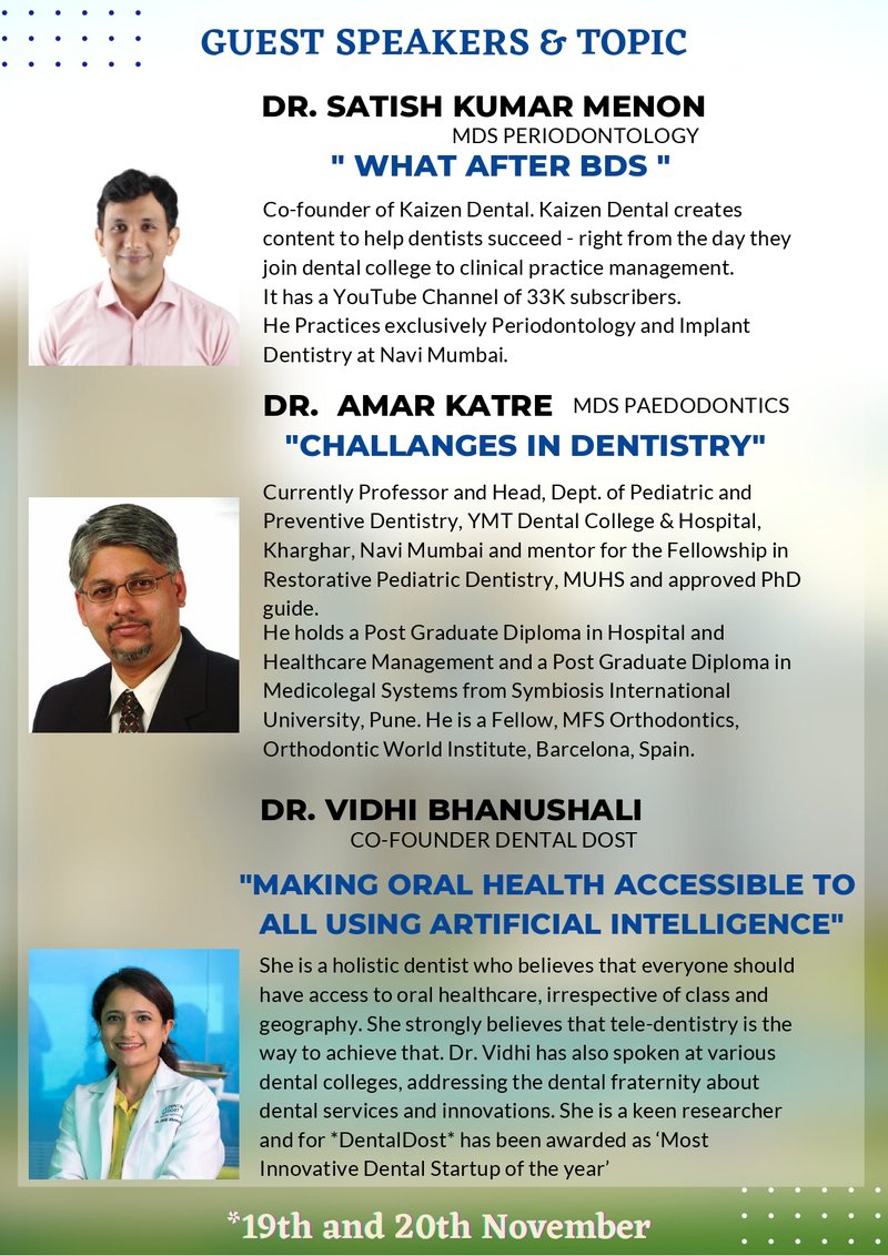 1st National Level Students Dental Conference
