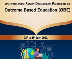 One-week online Faculty Development Programme on Outcome Based Education (OBE)