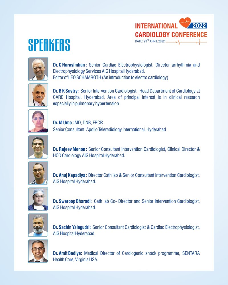 International Cardiology Conference Speakers